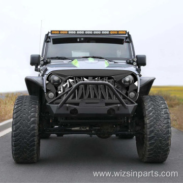 Shark Grille Glossy Black For Wrangler JK JKU